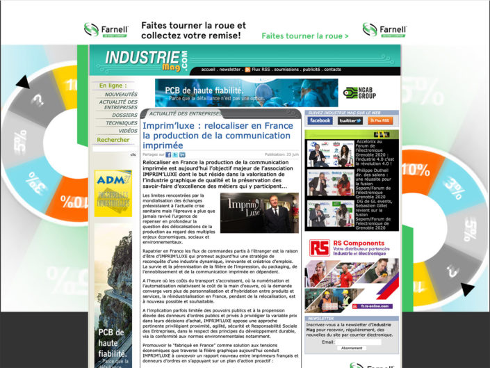 IndustrieMag du 23/06/2020 IndustrieMag du 23/06/2020