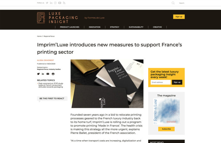 luxe packaging insight du 24/06/2020 luxe packaging insight